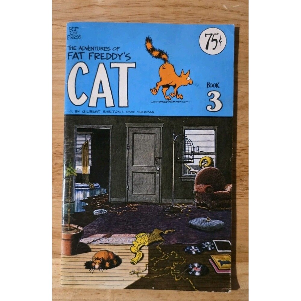 Fat Freddy's Cat Book 3 Rip Off Press 1976 Gilbert Shelton Underground Comix